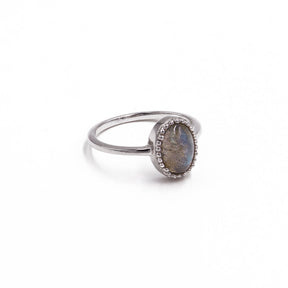 PI / Bague Dilara - Labradorite / Argent