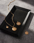 Collier personnalisé Joana (20mm) - Doré champagne