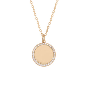 Collier personnalisé Aurora - Doré champagne