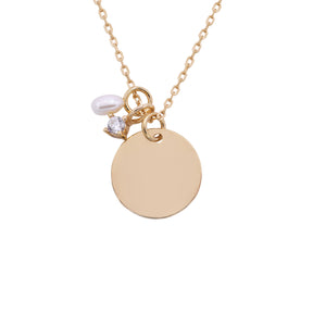 Collier personnalisé Eliana - Doré champagne