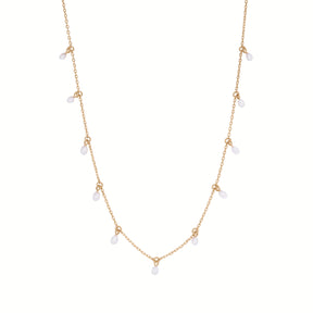 Collier Eolia - Doré champagne