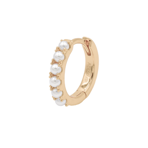 PU / Ohrring Galatea - Champagnergold (vergoldet)