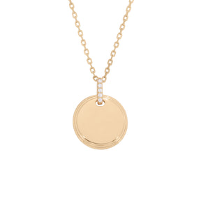 Collier personnalisé Iona - Doré champagne