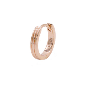 Boucle d'oreille Mayla (12mm) - Doré pêche