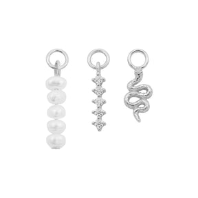 Mystic Glow Charm Set - Argent