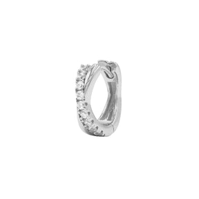 Boucle d'oreille Ursina (12,5 mm) - Argent