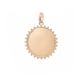 Pendentif personnalisé Indira - Doré champagne