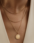 Collier personnalisé Indira - Doré champagne