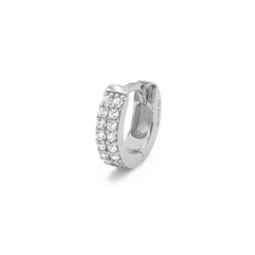 Boucle d'oreille Emily (11mm) - Argent