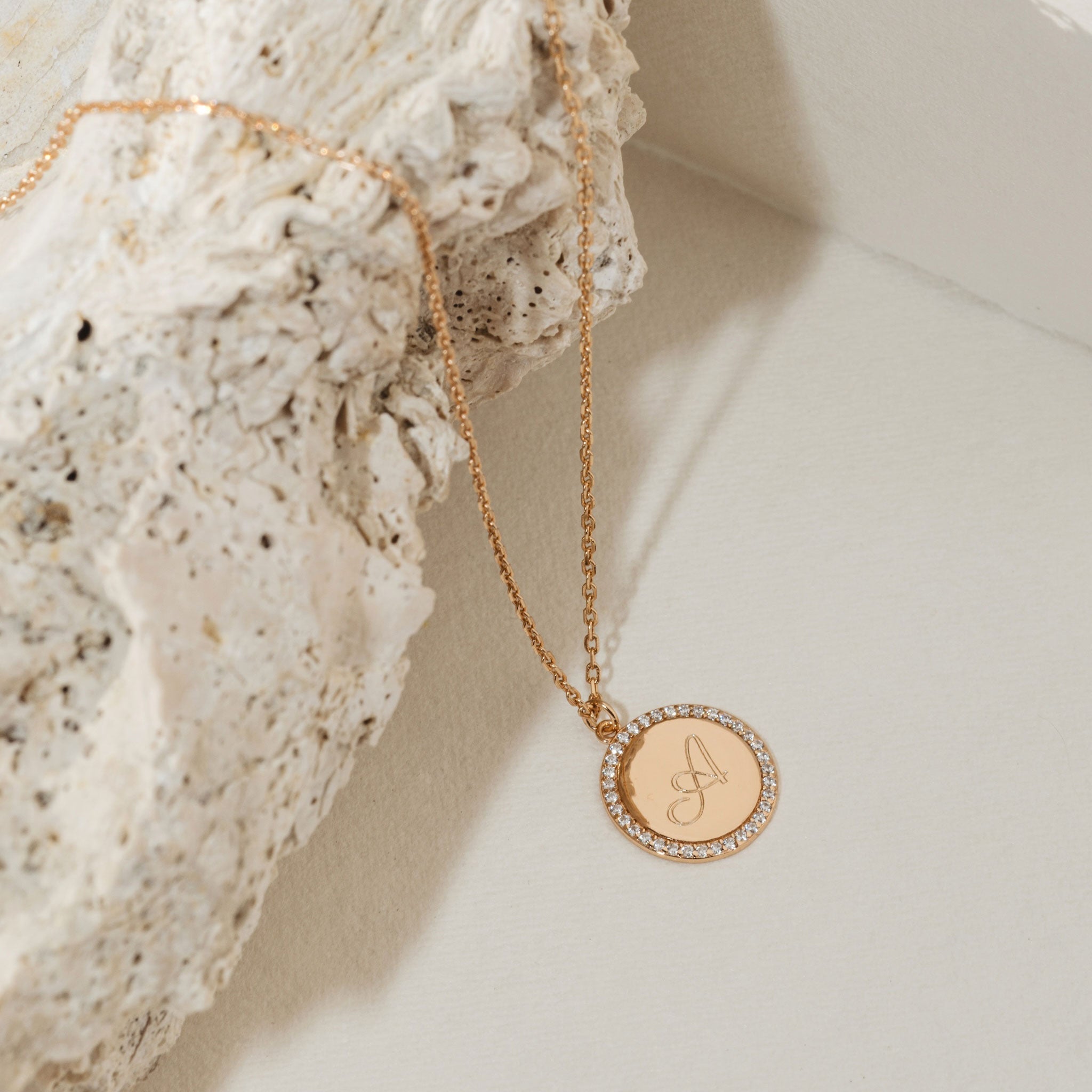 Colliers à graver - Doré champagne