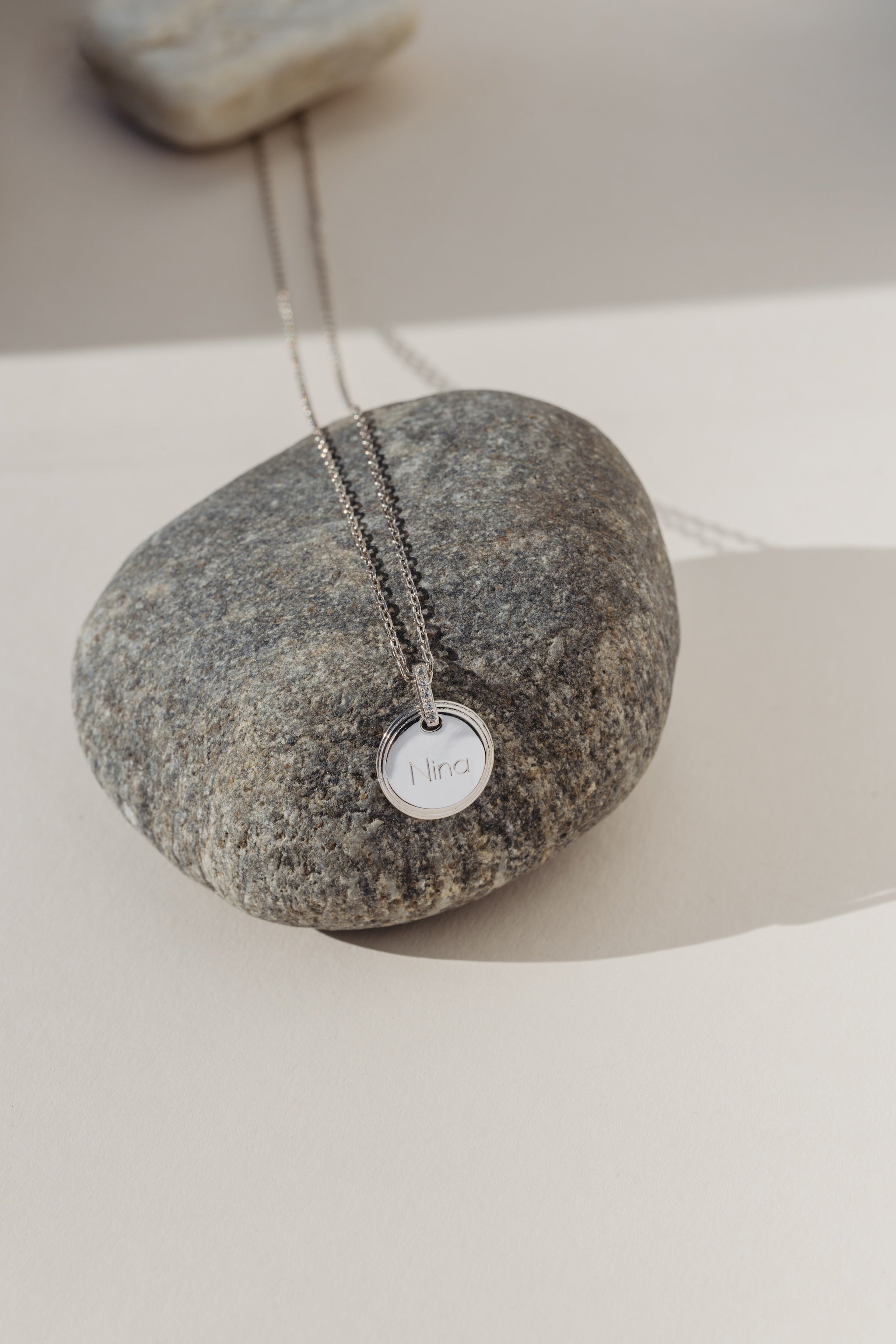 Colliers à graver - Argent