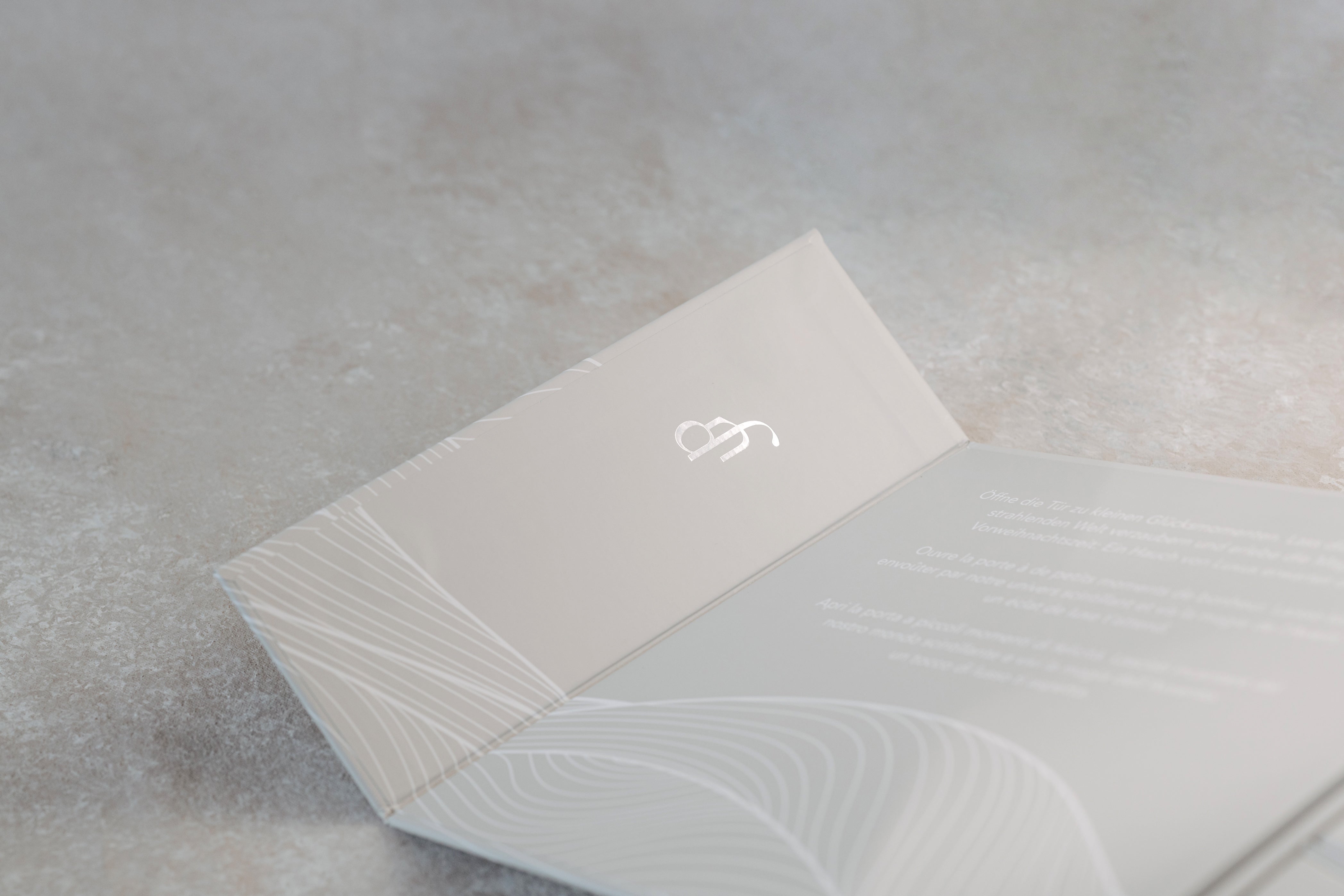 Calendrier de l'Avent 2025 / Prêt à offrir - Doré champagne