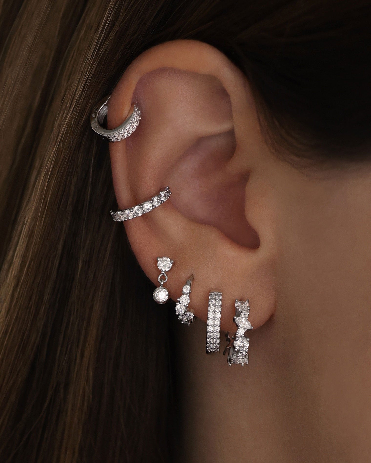 Boucle d&#39;oreille Luisa - Argent