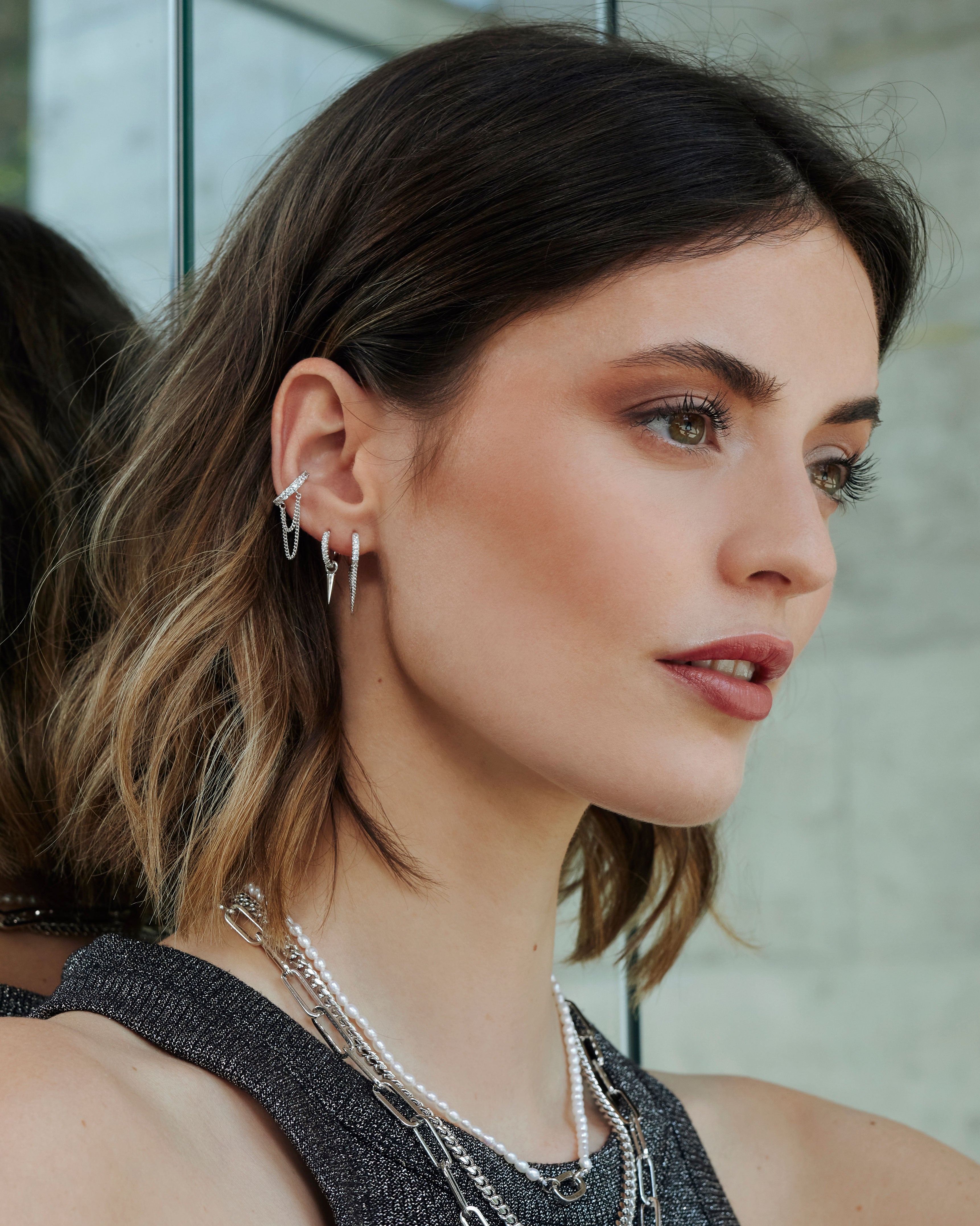 Ear Cuff Sophia - Silber