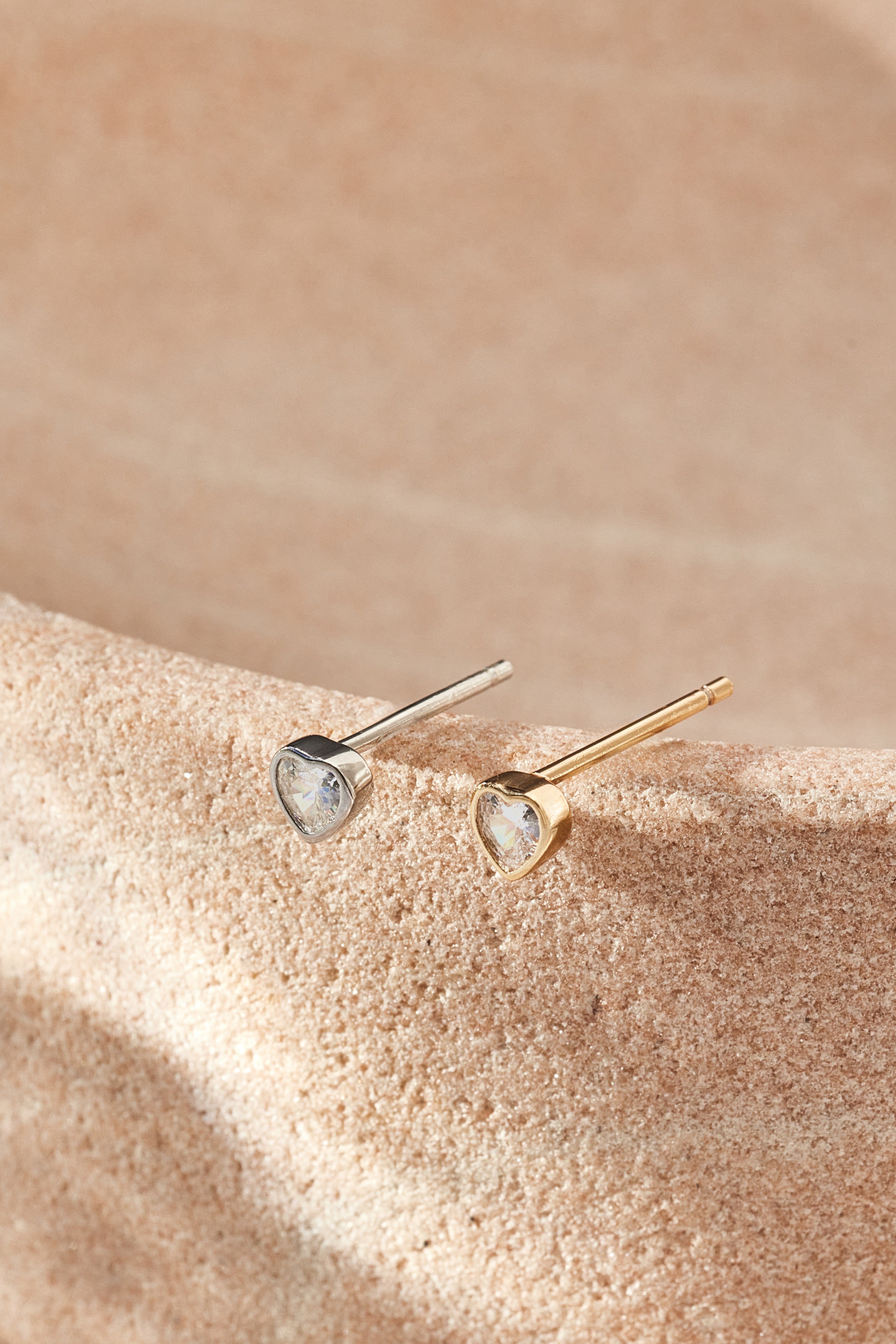 Clou d'oreille Aimee - Doré champagne