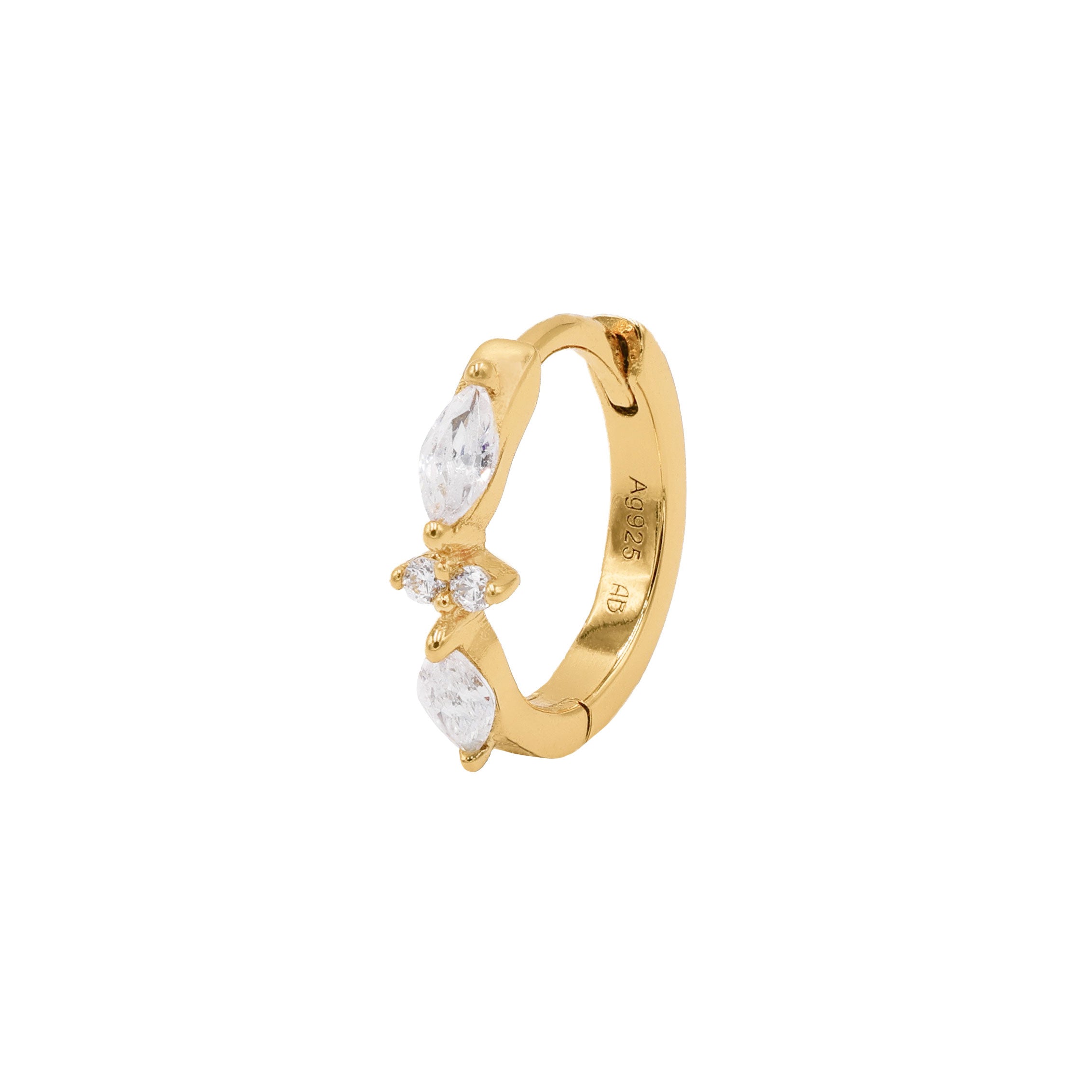 Ohrring Alaya (13 mm) - Gold