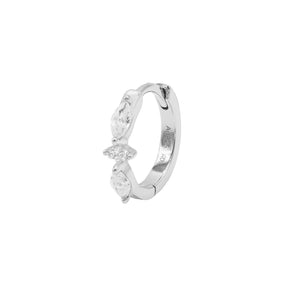 Boucle d'oreille Alaya (13mm) - Argent