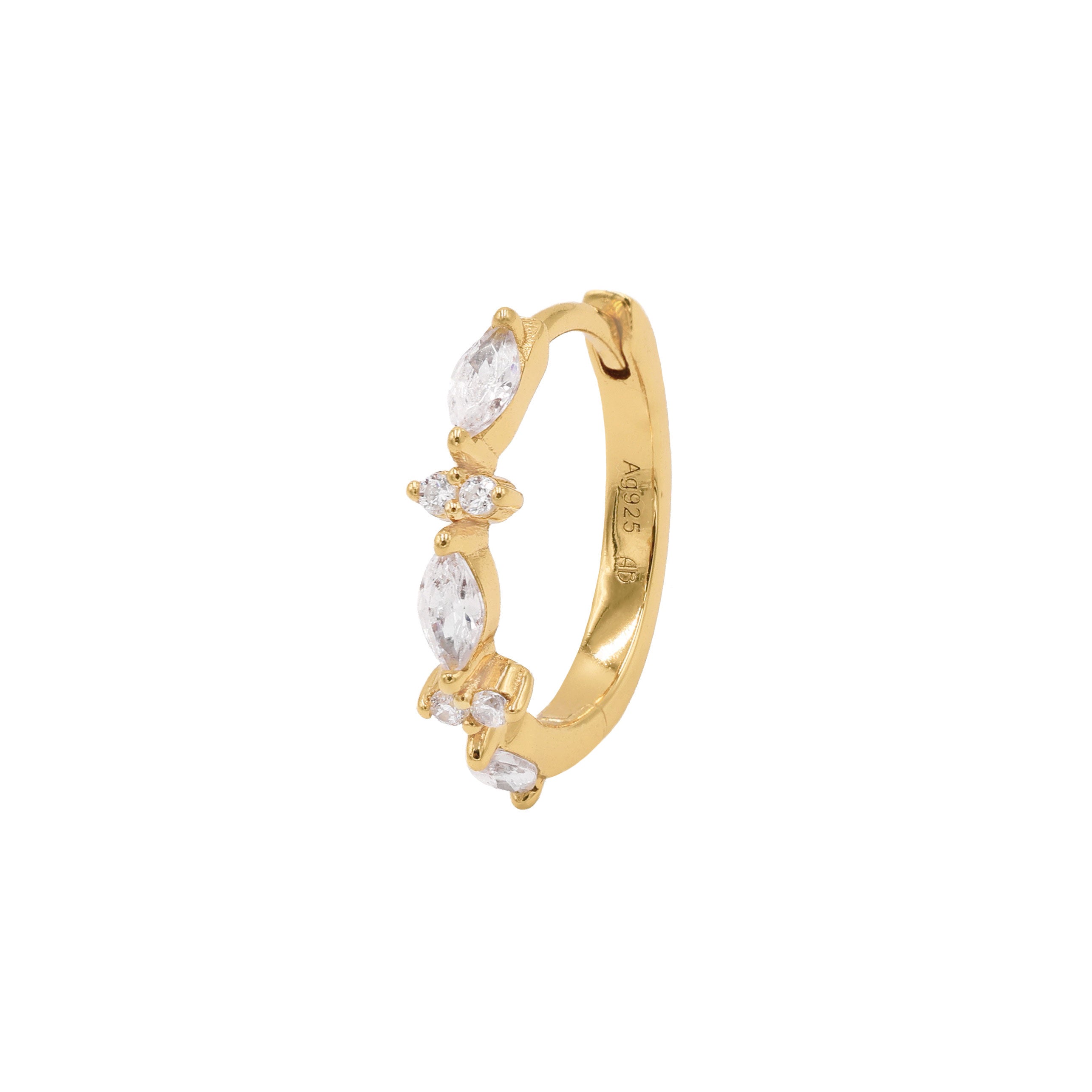 Boucle d'oreille Alaya (15.5mm) - Doré