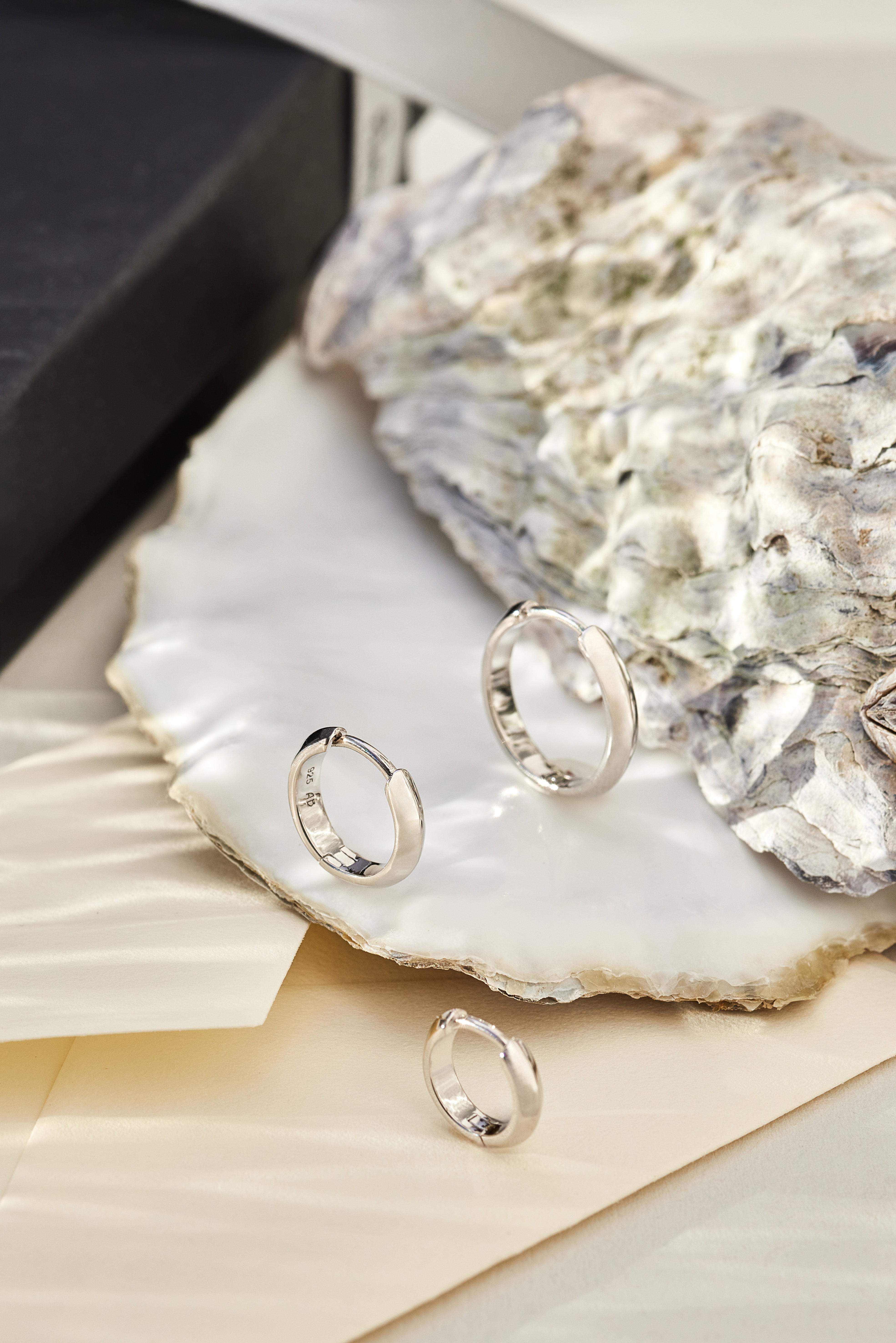 Boucle d'oreille Billie (10mm) - Argent