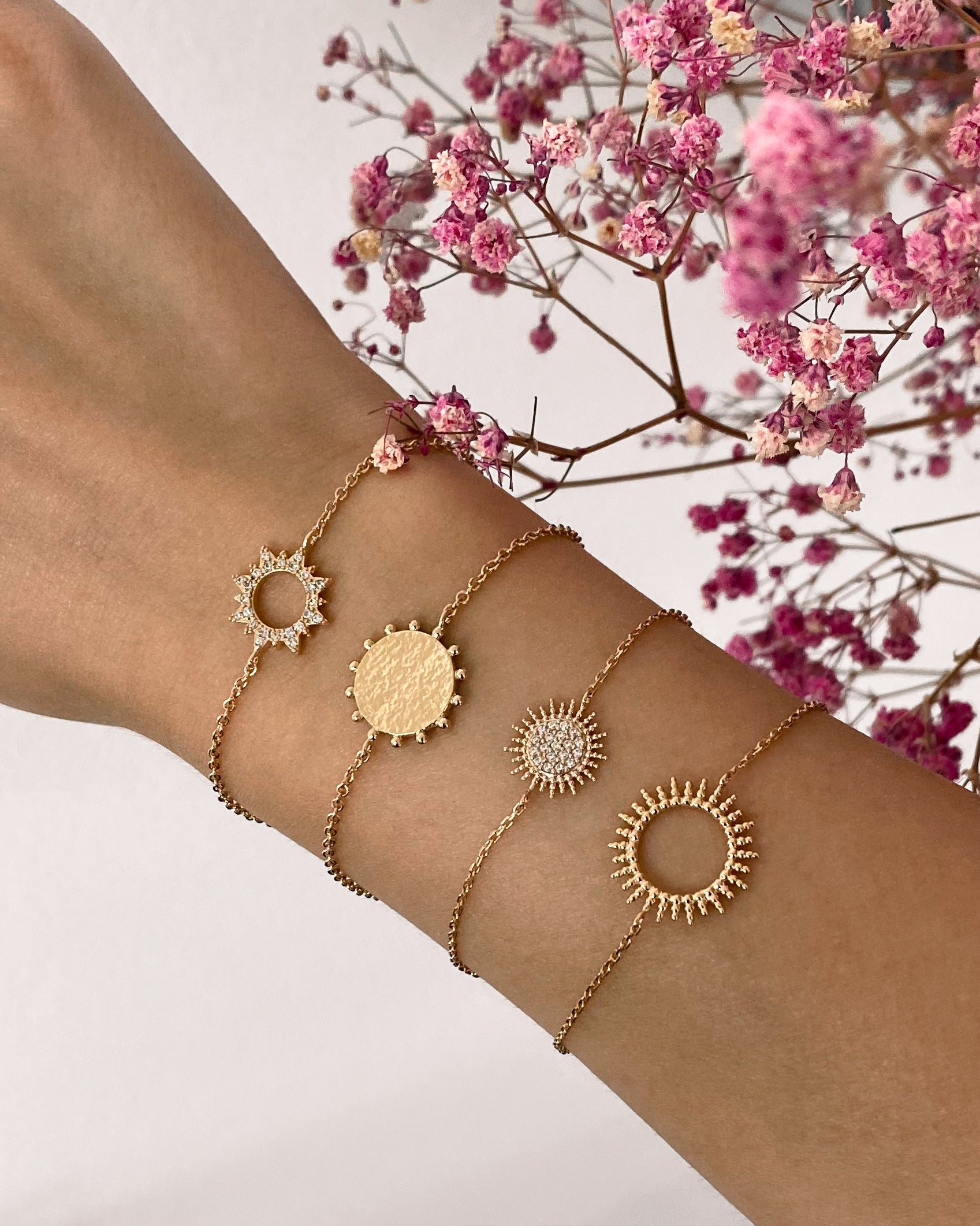 Bracelet Kalinda - Doré champagne