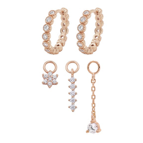 Crystal Bloom Set - Doré pêche