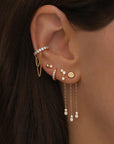 Ear Cuff Sophia - Champagnergold (vergoldet)