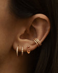 Ear Cuff Naomi - Pfirsichgold (vergoldet)