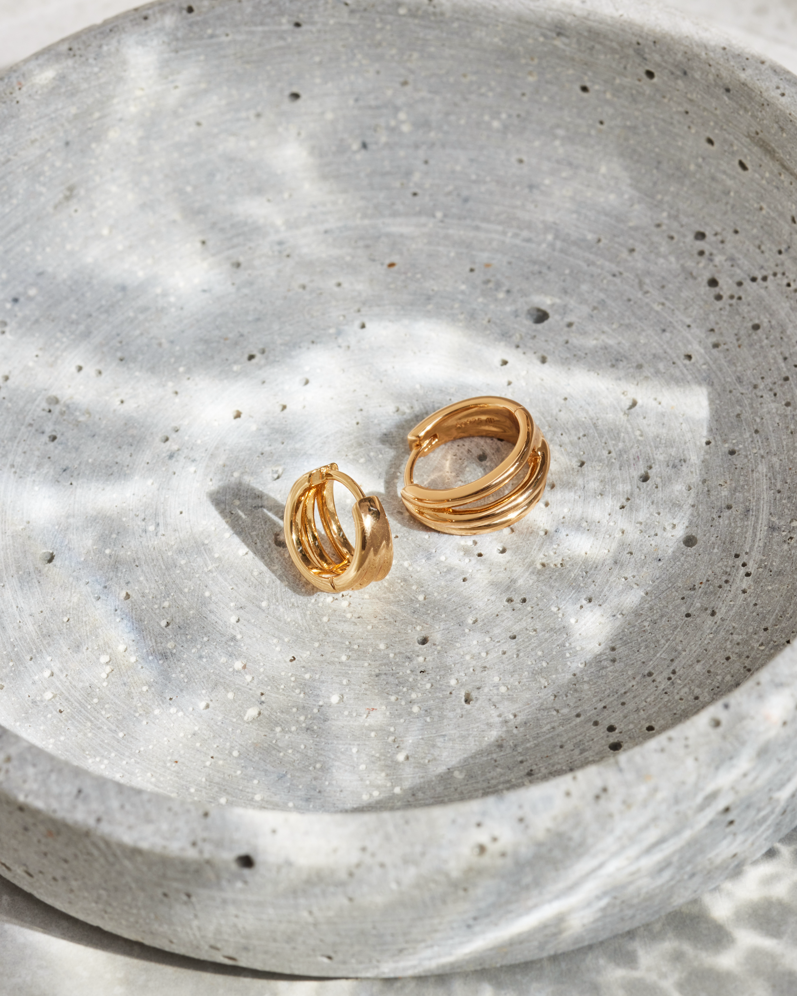 Ohrring Elysia (12 mm) - Champagnergold (vergoldet)