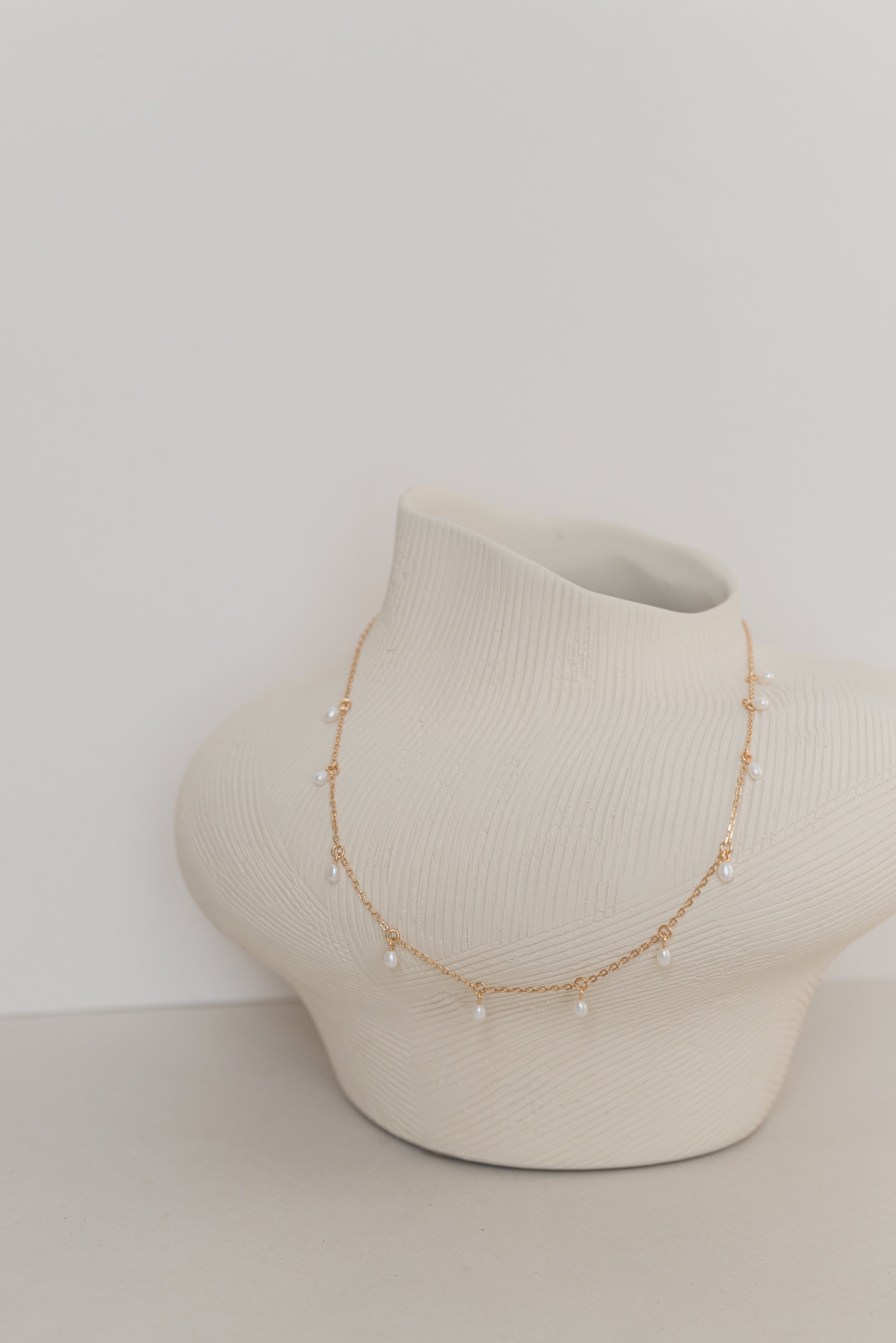 Collier Eolia - Doré champagne