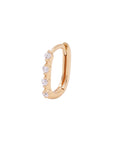 Ohrring Gia (12 mm) - Champagnergold (vergoldet)