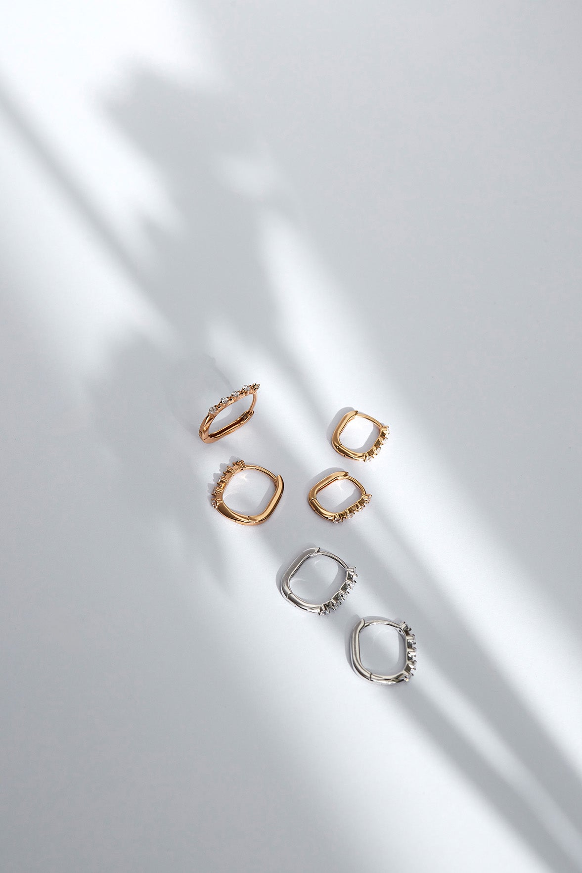 Boucle d'oreille Gia (12mm) - Doré champagne