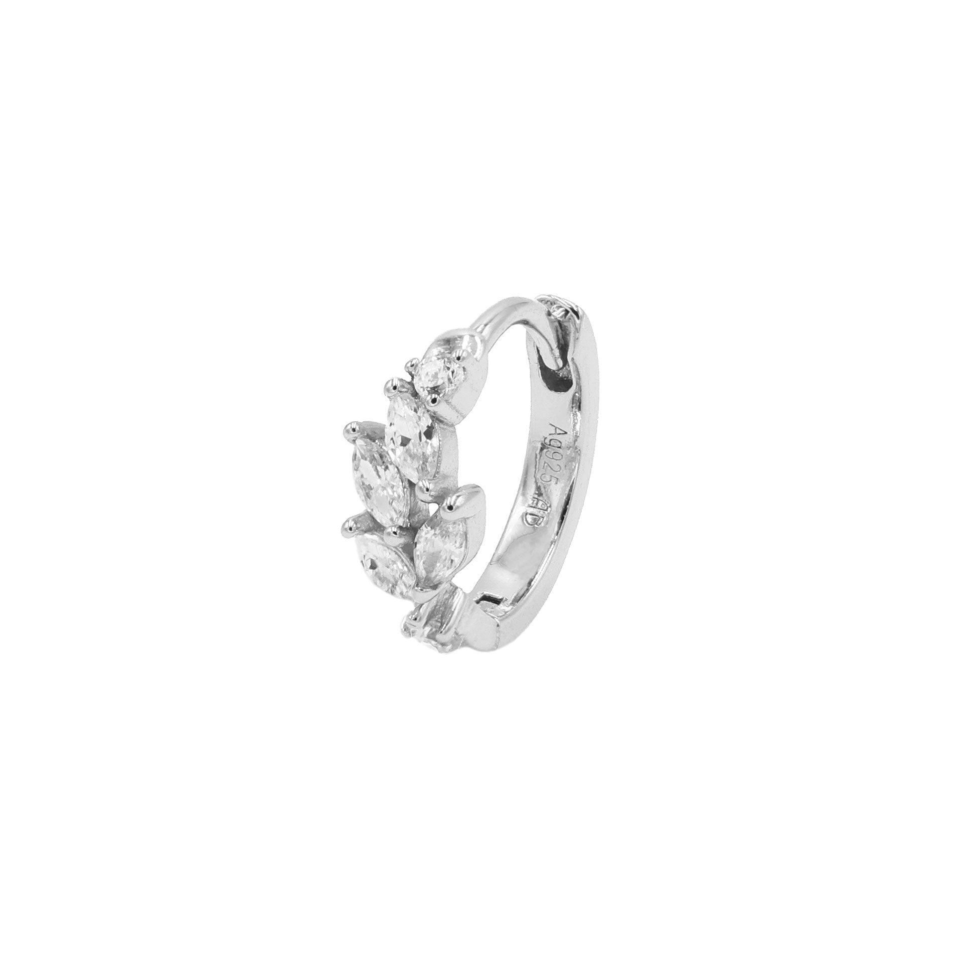 Boucle d'oreille Hyacintha (12 mm) - Argent