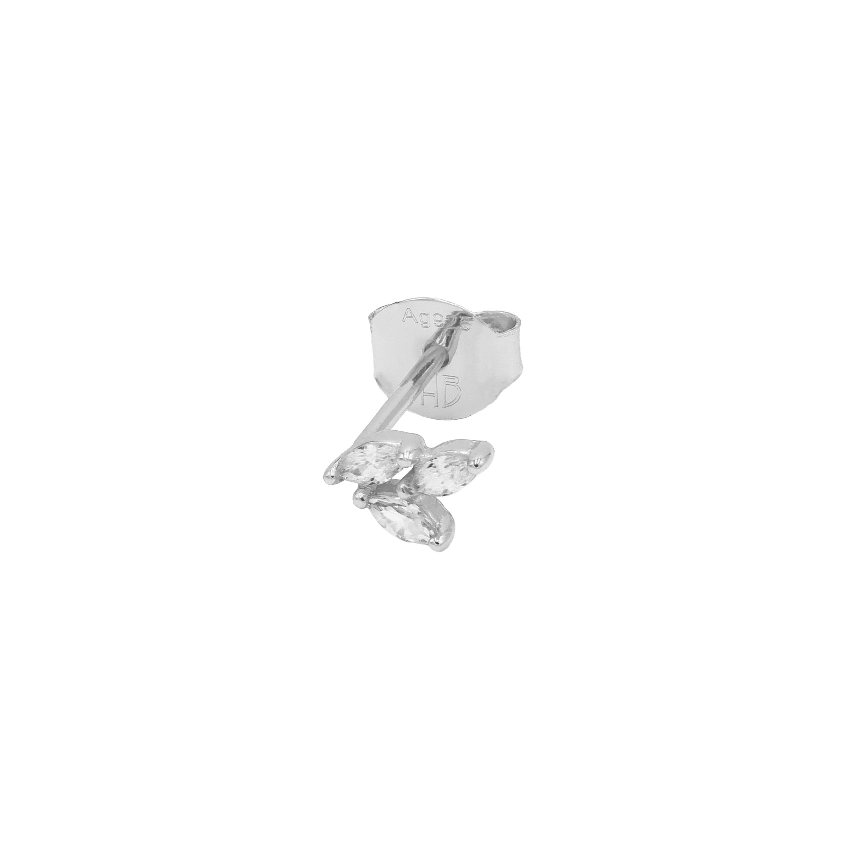 Clou d'oreille Hyacintha - Argent
