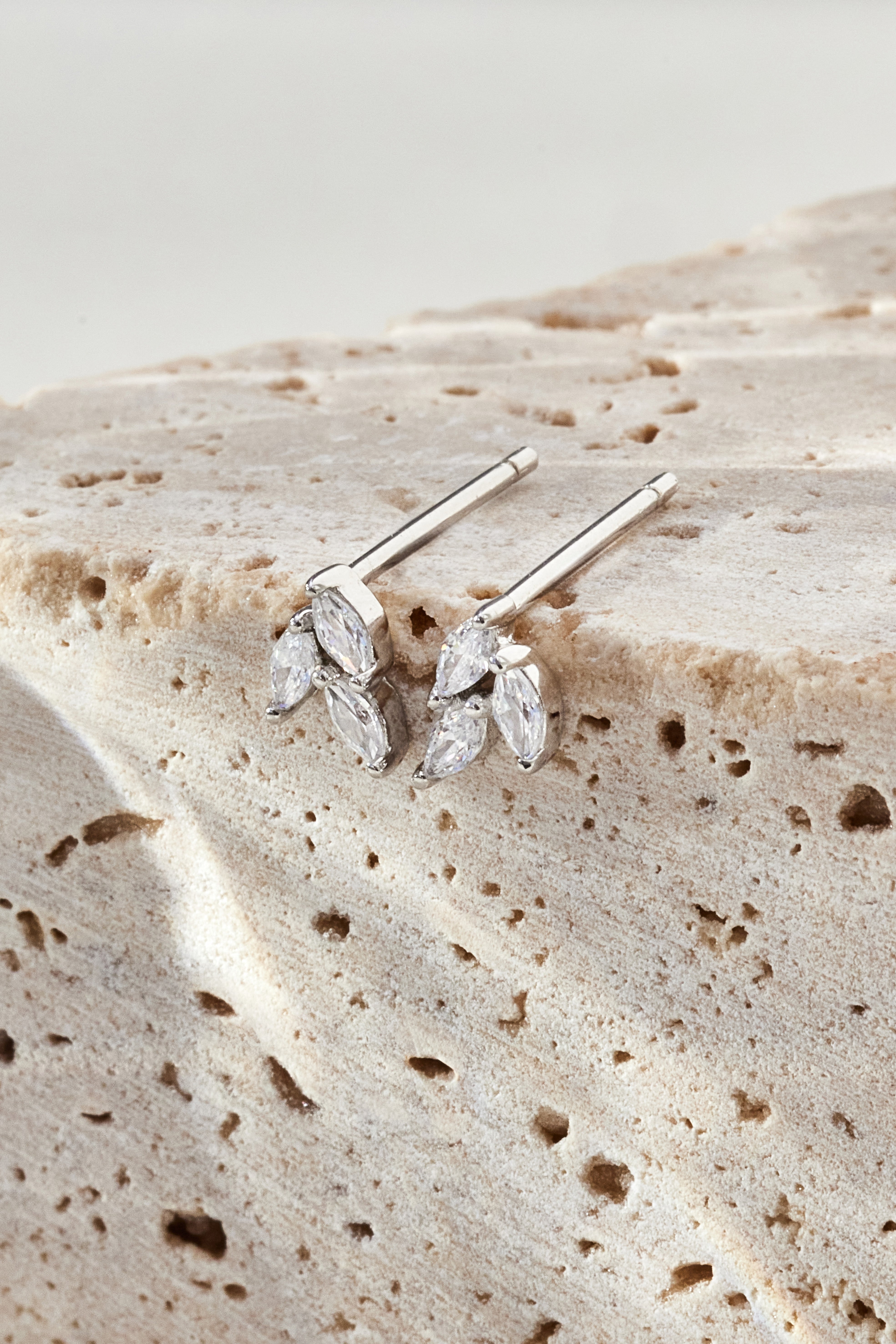 Clou d'oreille Hyacintha - Argent
