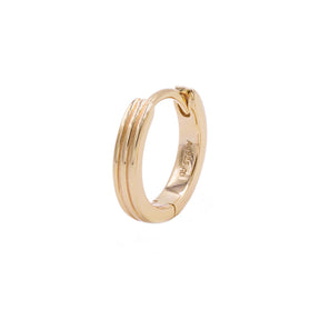 Boucle d'oreille Mayla (12mm) - Doré champagne