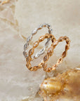 Ring Nina - Champagnergold (vergoldet)