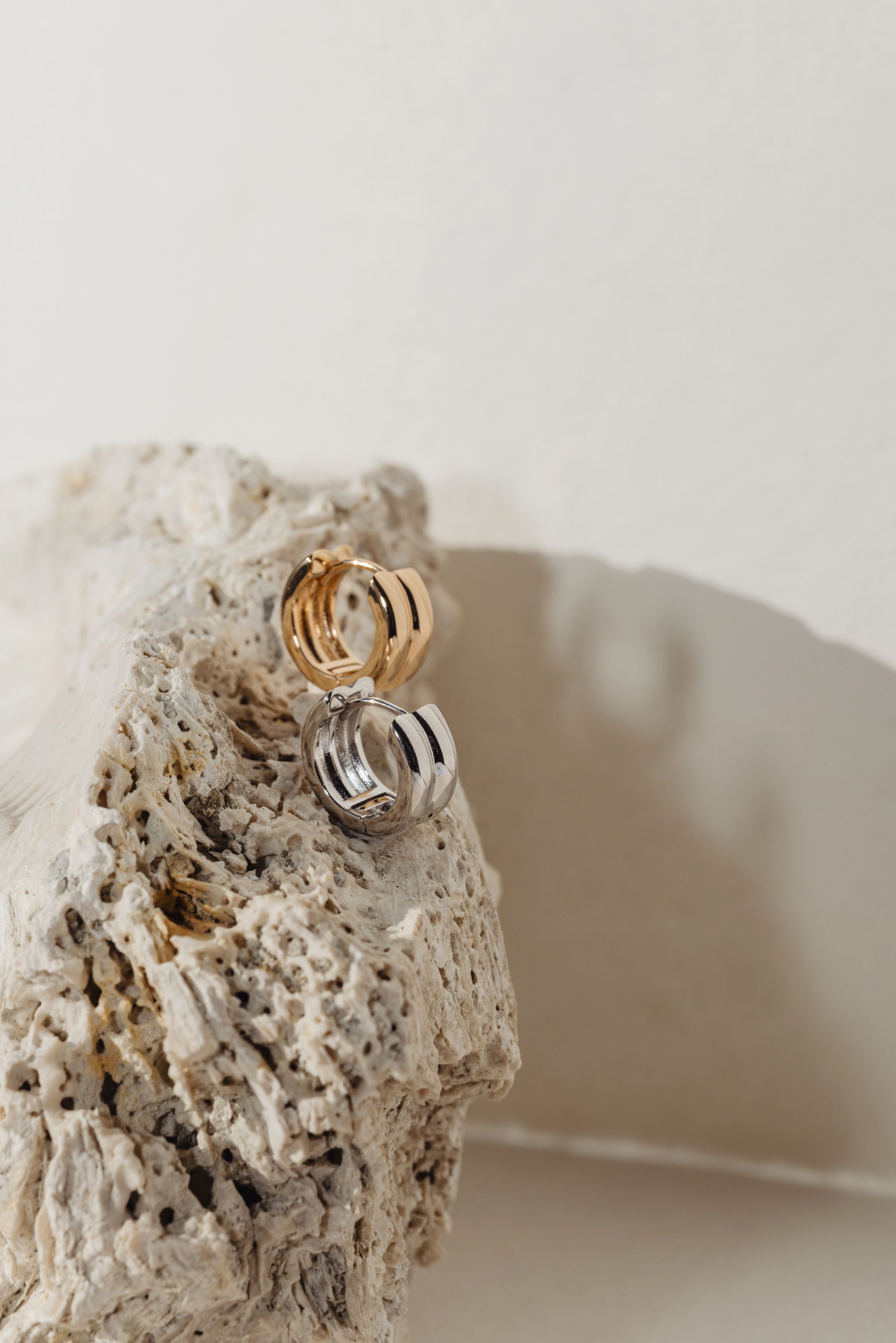 Boucle d'oreille Olea - Argent