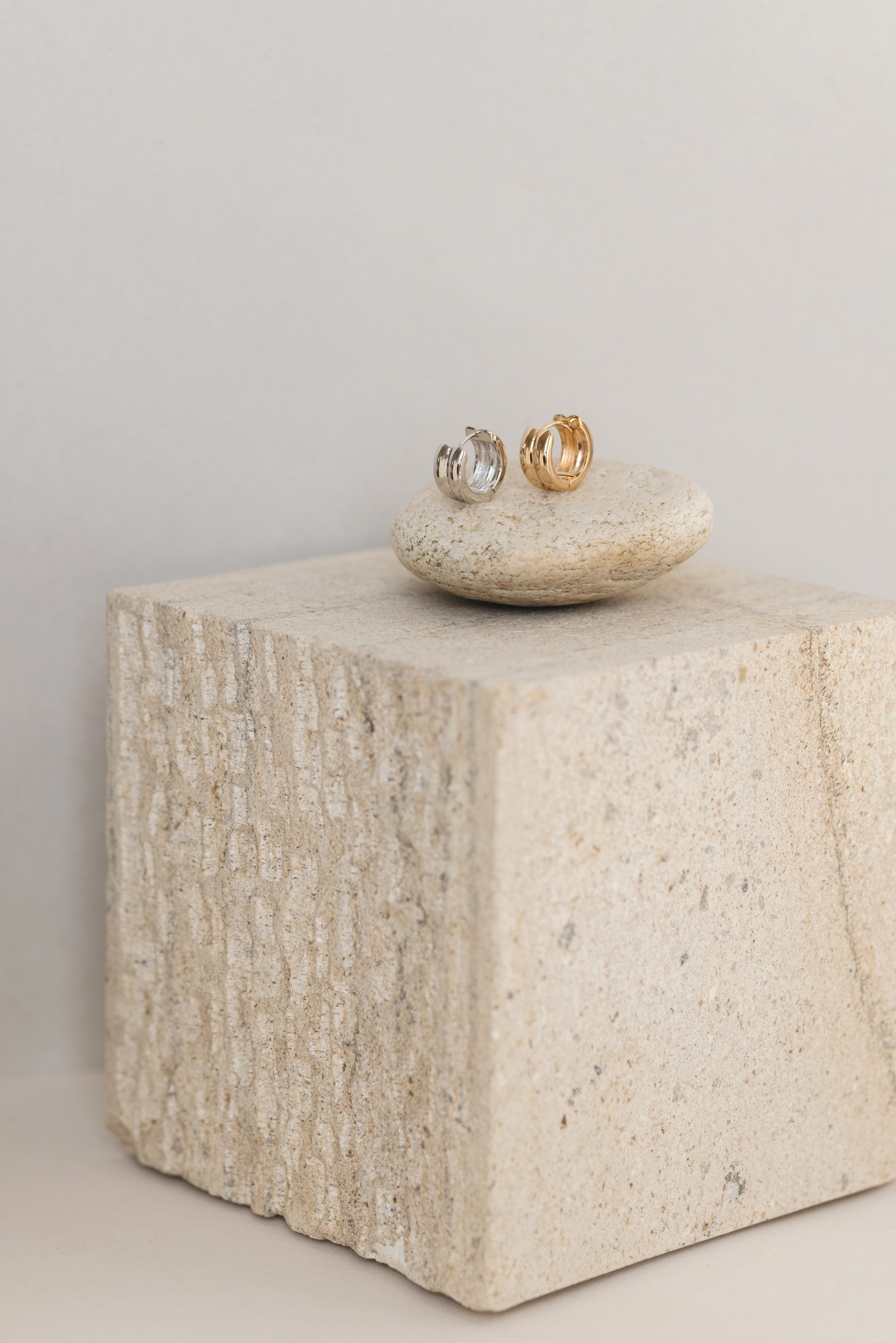 Boucle d'oreille Olea - Argent