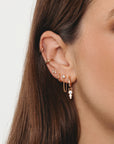 Ear Cuff Bella - Pfirsichgold (vergoldet)