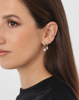 Boucle d'oreille Bella (15mm) - Argent