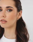 Ohrring Zoé (18.5mm) - Champagnergold (vergoldet)