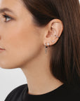 Boucle d'oreille Isa - Argent