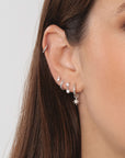 Boucle d'oreille Naia (10mm) - Argent