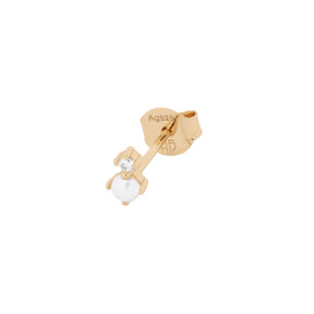 Ohrstecker Vega - Champagnergold (vergoldet)