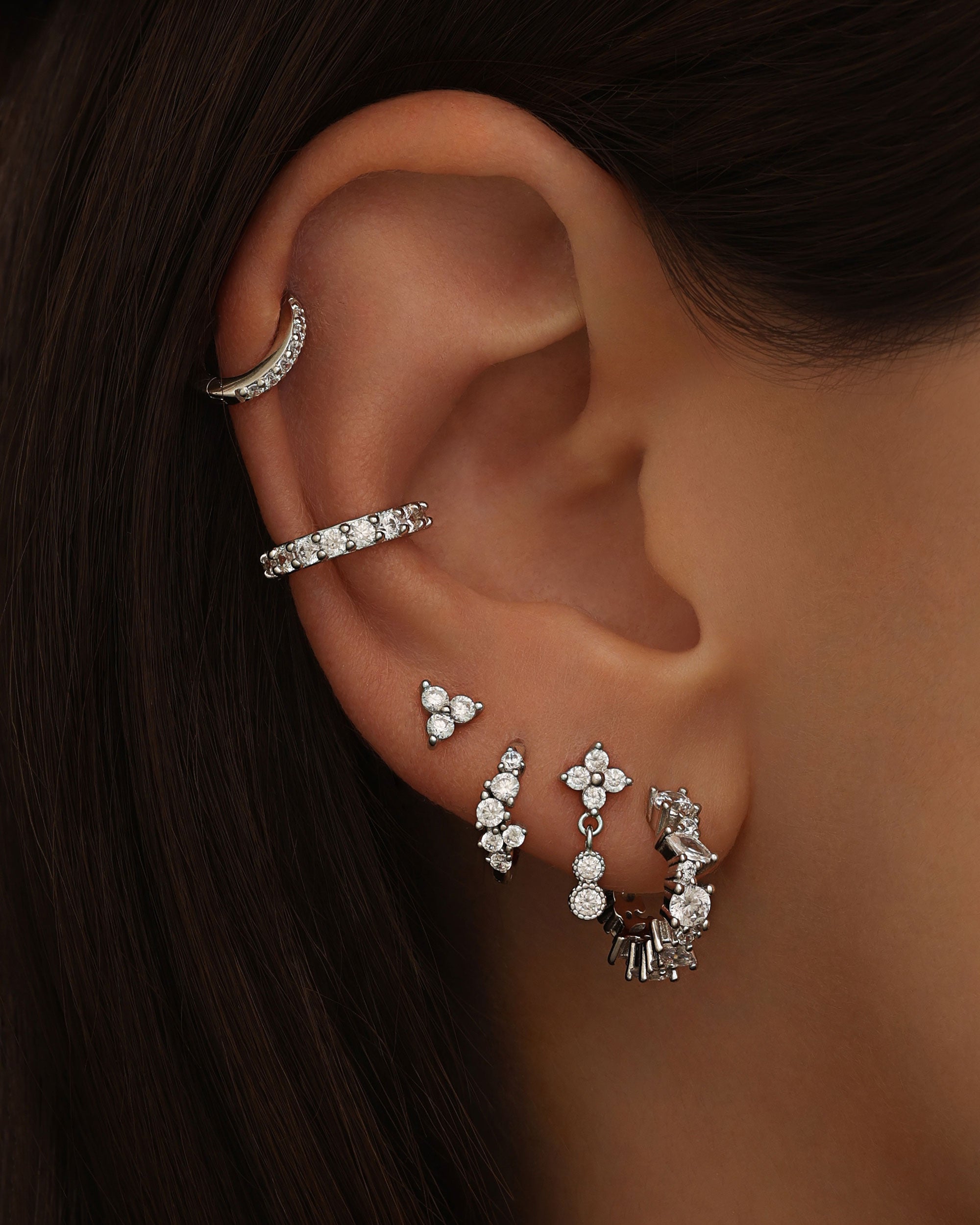 Boucle d&#39;oreille Yaëlle - Argent