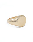 Personalisierter Ring Gina - Champagnergold (vergoldet)