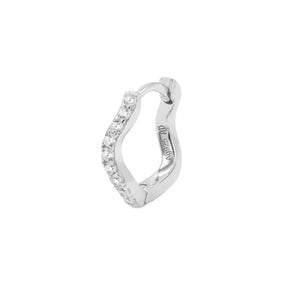 Boucle d'oreille Alena (12.5mm) - Argent