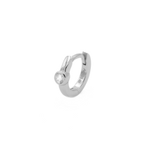 Boucle d'oreille Gemma (9mm) - Argent