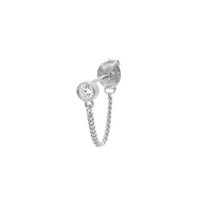 Clou d'oreille Larissa (20mm) - Argent