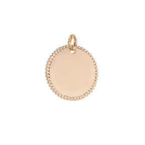 Pendentif personnalisé Aina - Doré champagne